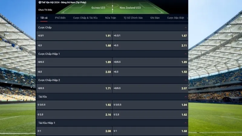 Guiniea đấu với New Zealand