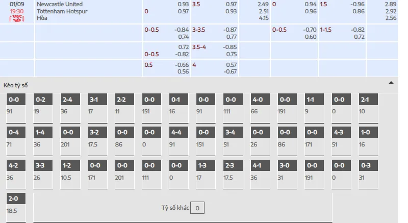 Newcastle ; Tottenham