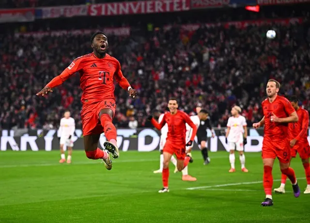 Bayern Munich hủy diệt Leipzig 5-1 trên sân nhà Allianz Arena