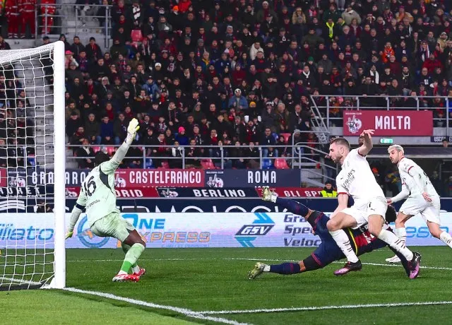 Trận đấu giữa Bologna và AC Milan đã diễn ra kịch tính và bất ngờ