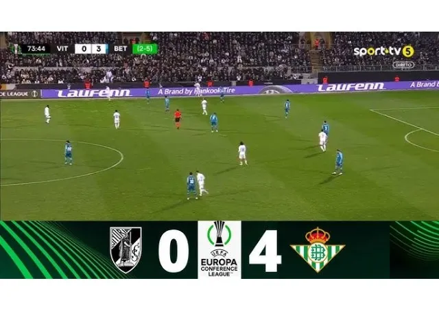 Antony tỏa sáng Real Betis vùi dập Vitoria De Guimaraes tỷ số 4-0