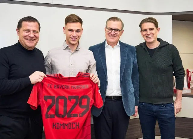 Kimmich gia hạn hợp đồng với Bayern Munich tới năm 2029