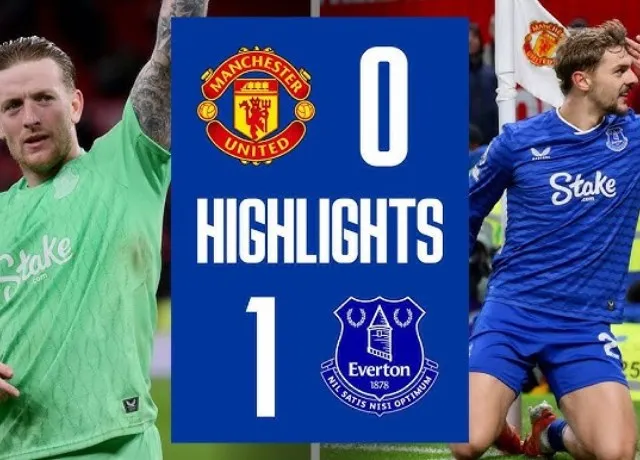 MU thua bạc nhược 0-1 trước Everton ngay tại Old Trafford