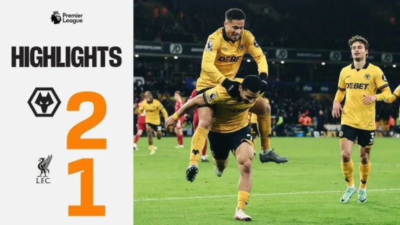 Wolves 2-1 Liverpool: Địa chấn tại Molineux